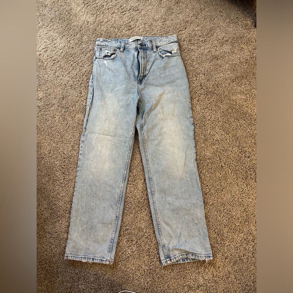 Abercrombie & Fitch 90s straight high rise Jean